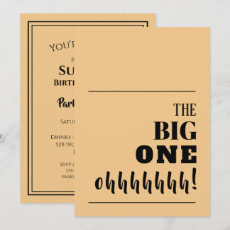 Die BIG 100-Einladungen zum Geburtstag