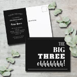 Die BIG 30. Geburtstagsfeier-Party Einladung Postkarte<br><div class="desc">Mit einem Meilenstein 30. Geburtstag Party? Diese Einladungskarten werden die Gäste für ihr Party begeistern. PASSENDE Artikel in unserem Geschäft.</div>