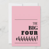 Die BIG 40 Einladungen zum Geburtstag (Vorderseite)