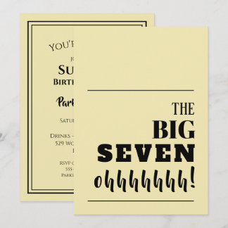 Die BIG 70 - Einladungen zum Geburtstag