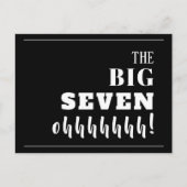 Die BIG 70. Geburtstagspartei Einladung Postkarte (Vorderseite)