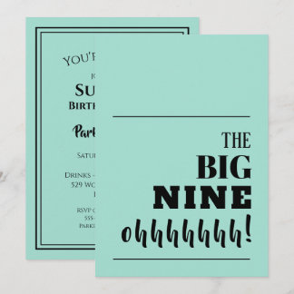 Die BIG 90 Einladungen zum Geburtstag