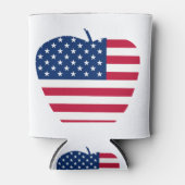 Die "Big Apple America"-Fahne NYC Dosenkühler (Vorderseite)