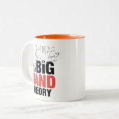 Die Big Band-Theorie Zweifarbige Tasse (Vorderseite Links)