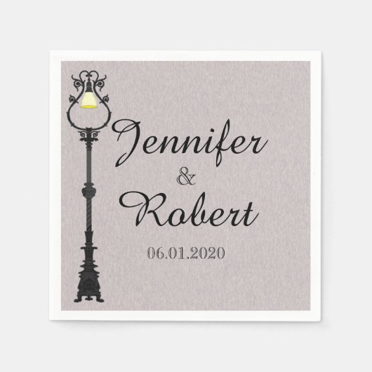 Die Big Easy Hochzeitsserviette Serviette (Vorderseite)
