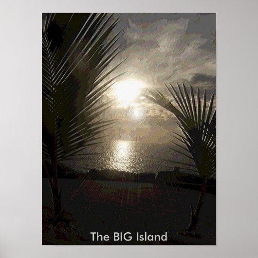 Die BIG-Insel Sunset Poster (Vorne)