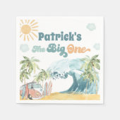 Die Big One Surfparty Napkins Serviette (Vorderseite)