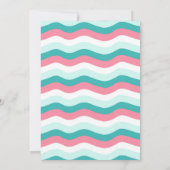 Die Big One Surf's up Surf - Einladung zum Geburts (Rückseite)