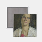 Die Bildhauerin Clara Rilke-Westhoff 1905 Magnet (Vorderseite/Rückseite)