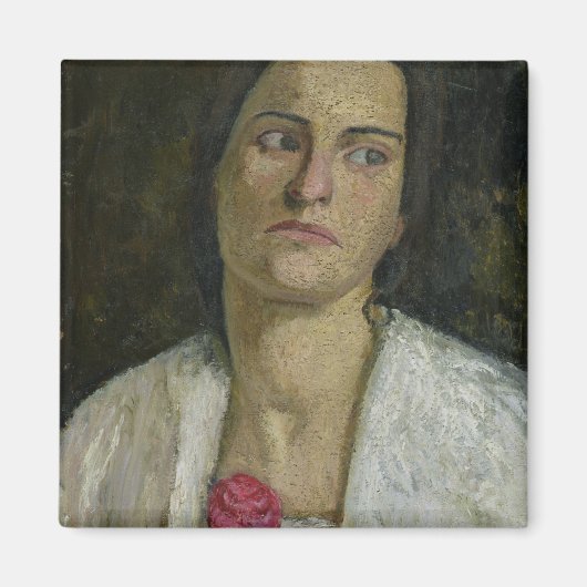 Die Bildhauerin Clara Rilke-Westhoff 1905 Magnet (Vorne)