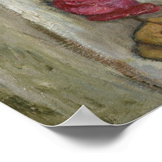 Die Bildhauerin Clara Rilke-Westhoff 1905 Poster (Ecke)