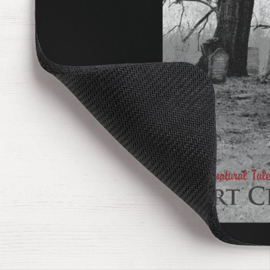 Die Bildmousepad mit dunklem Holz Mousepad (Ecke)