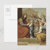 Die Bildung der Jungfrau, 1658 Postkarte (Vorne/Hinten)