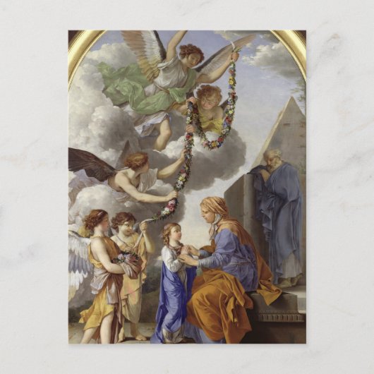 Die Bildung der Jungfrau Postkarte (Vorderseite)