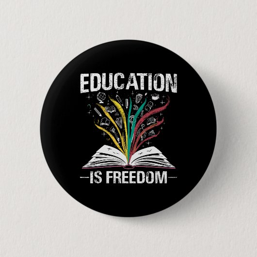 Die Bildung der Schwarzen Geschichte ist, dass die Button (Vorderseite)