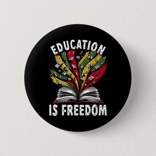 Die Bildung der Schwarzen Geschichte ist, dass die Button (Vorderseite)