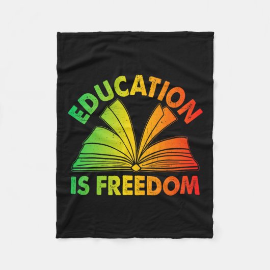 Die Bildung der Schwarzen Geschichte ist, dass die Fleecedecke (Vorderseite)