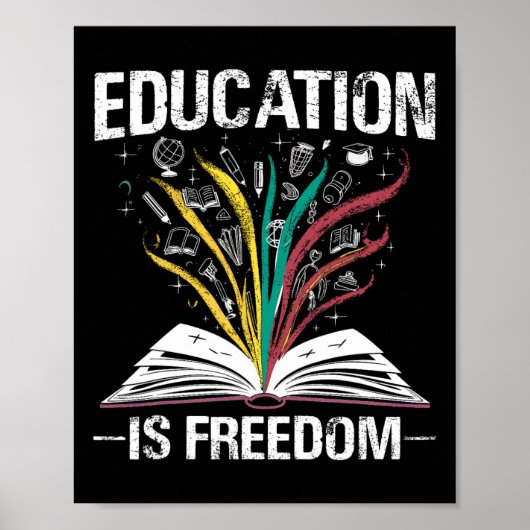 Die Bildung der Schwarzen Geschichte ist, dass die Poster (Vorne)
