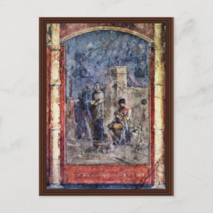Die Bildung des Dionysos durch Römischer Meister Postkarte