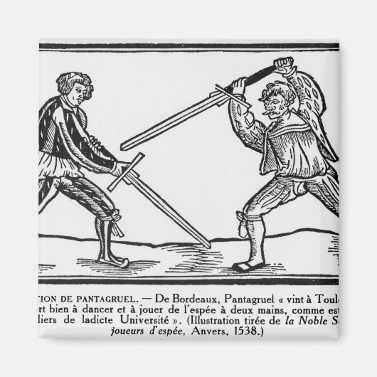 Die Bildung Pantagruel, Illustration Magnet (Vorne)