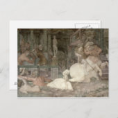 Die Bildung von Achilles Postkarte (Vorne/Hinten)