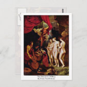 Die Bildung von Mary durch Peter Paul Rubens Postkarte (Vorne/Hinten)