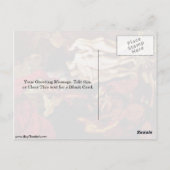 Die Bildung von Mary durch Peter Paul Rubens Postkarte (Rückseite)