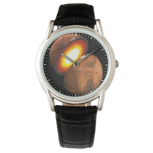 Die Bildung von Rocky Bodies im Sonnensystem. Armbanduhr (Vorderseite)