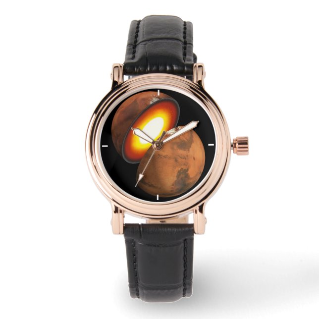 Die Bildung von Rocky Bodies im Sonnensystem. Armbanduhr (Vorderseite)