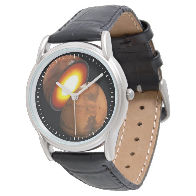 Die Bildung von Rocky Bodies im Sonnensystem. Armbanduhr (Schrägansicht)