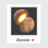 Die Bildung von Rocky Bodies im Sonnensystem. Aufkleber (Blatt)