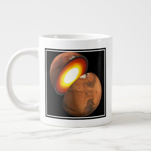 Die Bildung von Rocky Bodies im Sonnensystem. Jumbo-Tasse (Links)