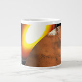 Die Bildung von Rocky Bodies im Sonnensystem. Jumbo-Tasse (Vorderseite)