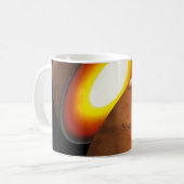 Die Bildung von Rocky Bodies im Sonnensystem. Kaffeetasse (Vorderseite Links)