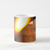 Die Bildung von Rocky Bodies im Sonnensystem. Kaffeetasse (Mittel)