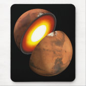 Die Bildung von Rocky Bodies im Sonnensystem. Mousepad (Vorne)