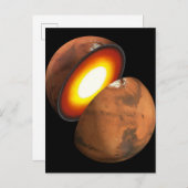 Die Bildung von Rocky Bodies im Sonnensystem. Postkarte (Vorne/Hinten)