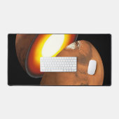 Die Bildung von Rocky Bodies im Sonnensystem. Schreibtischunterlage (Tastatur & Maus)