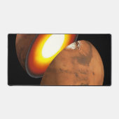 Die Bildung von Rocky Bodies im Sonnensystem. Schreibtischunterlage (Vorderseite)