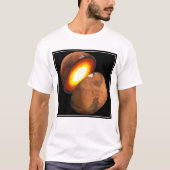 Die Bildung von Rocky Bodies im Sonnensystem. T-Shirt (Vorderseite)