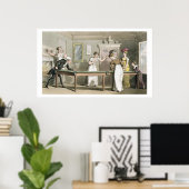 Die Billiard-Tabelle, von "Die Tour der Dr Syntax Poster (Heimbüro)