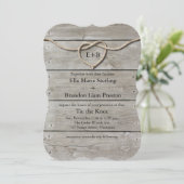 Die Bindung der KNOT-Hochzeitseinladung Einladung (Stehend Vorderseite)