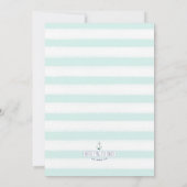 Die Bindung der Knoten Unendlichkeit + Wasserfarbe Save The Date (Rückseite)