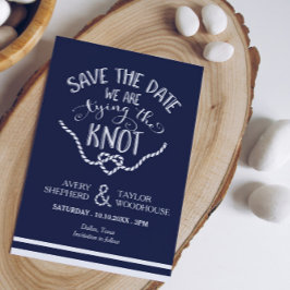 Die Bindung der Knotenkalligraphie Save the Date