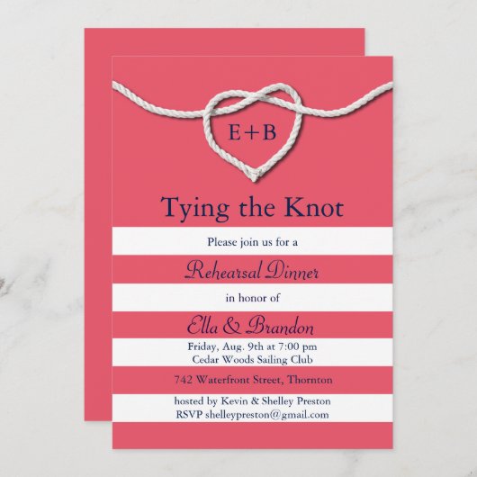 Die Bindung der Probe der Knochenkoralle Einladung (Vorne/Hinten)