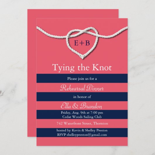 Die Bindung der Probe der Knochenkoralle Einladung (Vorne/Hinten)