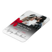 Die Bindung des Fotos, das die Hochzeit des Knoten Magnet (Linke Seite)