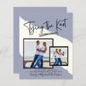 Die Bindung des Knotens - Einladung der Fotos (Vorne/Hinten)