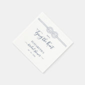 Die Bindung des nicht-autischen Brautparty Serviette (Ecke)