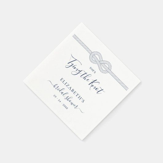 Die Bindung des nicht-autischen Brautparty Serviette (Ecke)